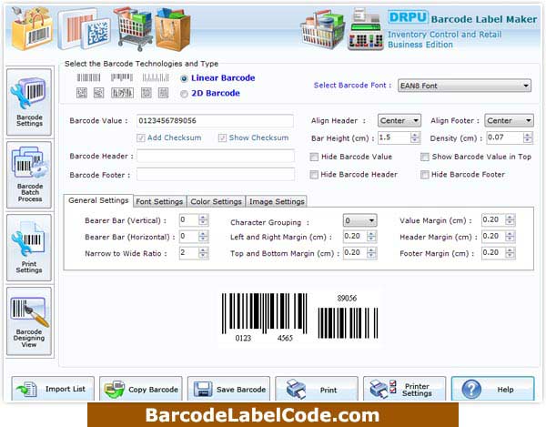 Retail Barcode Generator 7.3.0.1 full
