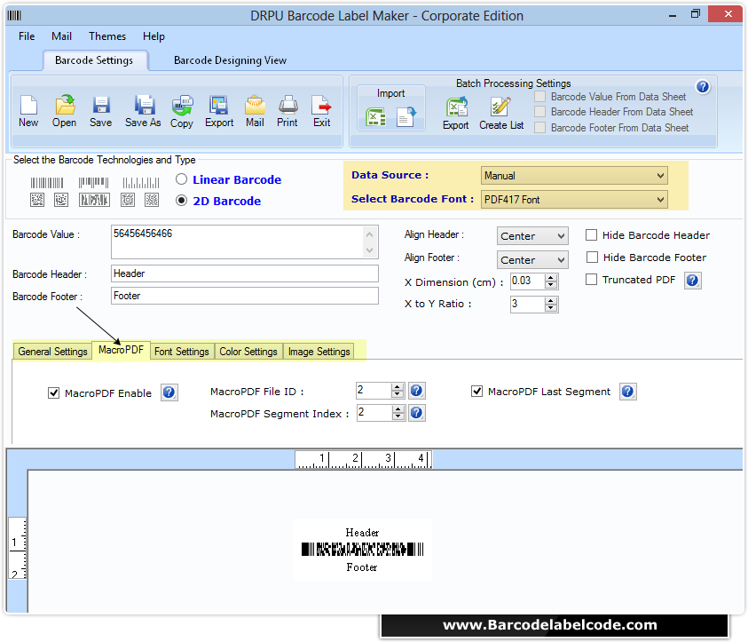 Barcode Label Software - Corporate Edition