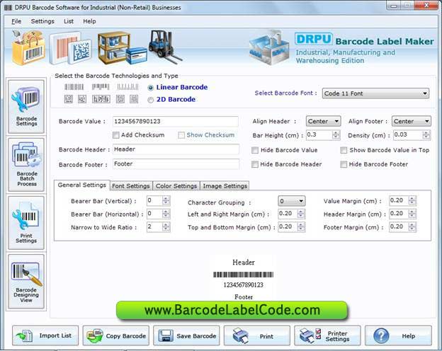 Screenshot of How to Generate Industrial Barcode