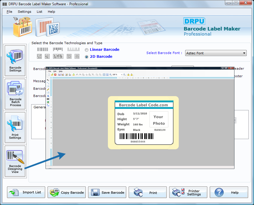 Software maker. Barcode перевод.